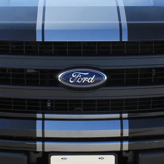 2009-2017 Ford F-150 Center Vinyl Racing Stripes Graphic Kit - Image 2