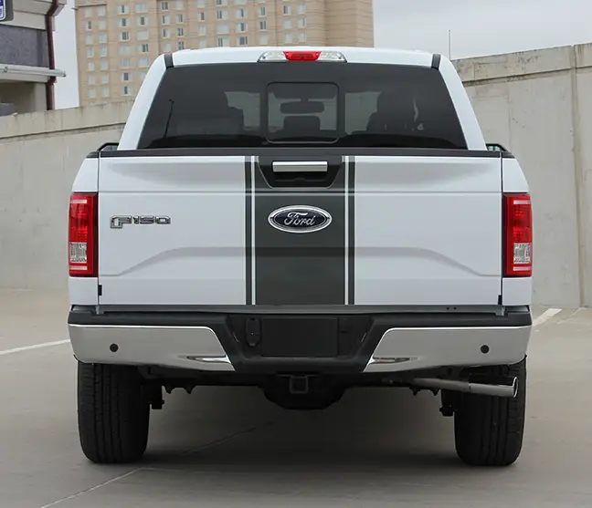 2009-2017 Ford F-150 Center Vinyl Racing Stripes Graphic Kit