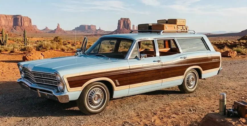 1967 Ford Country Squire Woodgrain kit