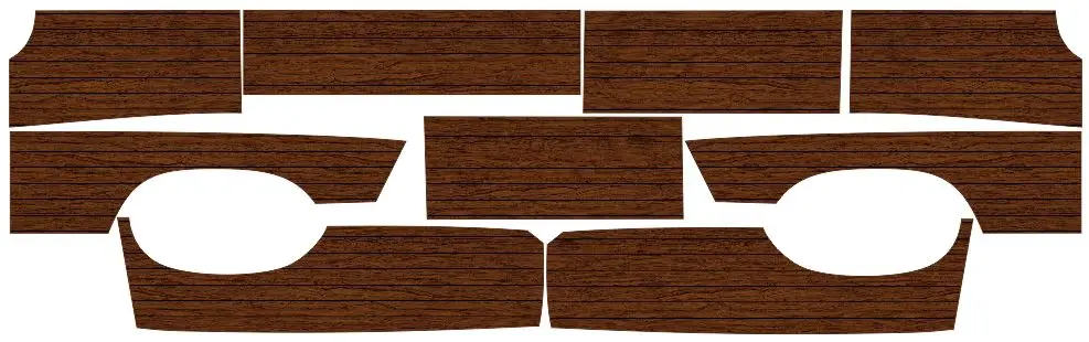 1967 Ford Country Squire Woodgrain kit - Image 2