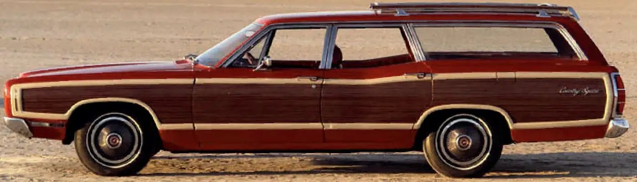 1969 Ford Country Squire Woodgrain kit