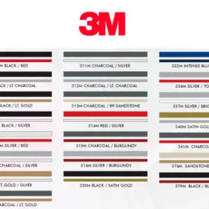 3/16" Wide Double Line Two Color Vinyl Pinstripe Roll
