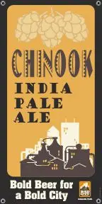 Bold City Brewery 18.5" X 36" Chinook IPA Banner