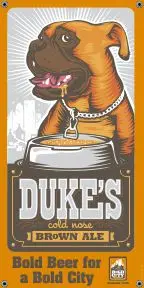 Bold City Brewery 18.5" X 36" Dukes Banner