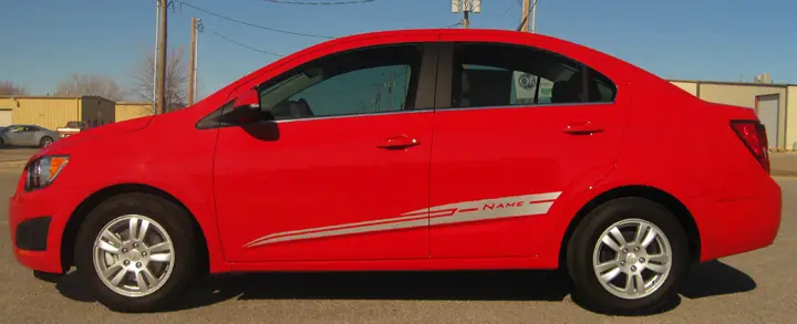 2012-2017 Chevy Sonic Boom Graphic Kit - Image 2