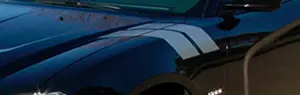 2011-2017 Dodge Charger Double Bar Stripe Graphic Kit