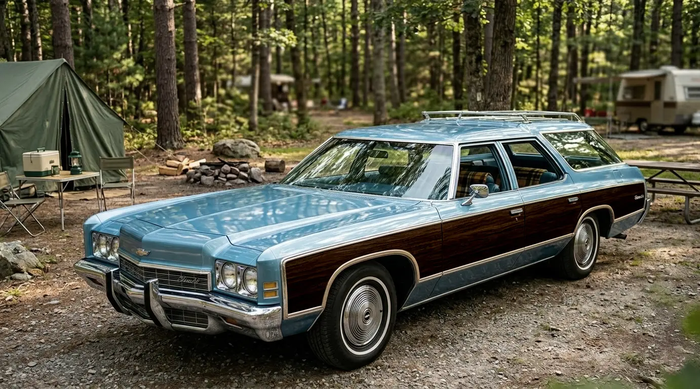 1971-1972 Chevrolet Kingswood Estate Wagon Digital Reproduction Wood Grain Replacement Kit