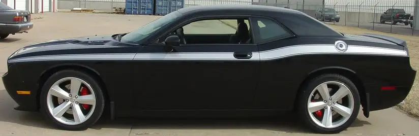 2008-2017 Dodge Challenger Classic Track Graphic Kit - Image 2