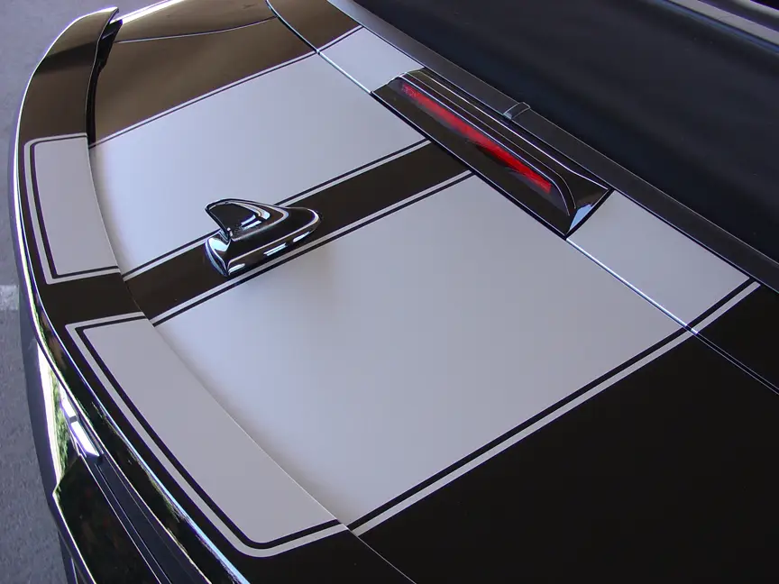 2009-2013 Chevrolet Camaro R-Sport Hood & Trunk Stripes Rally Kit (Convertible) - Image 3