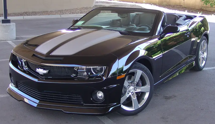 2009-2013 Chevrolet Camaro R-Sport Hood & Trunk Stripes Rally Kit (Convertible)