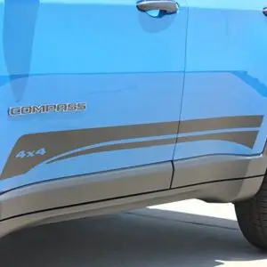 2017-2019 Jeep Compass Course Rocker Graphic Kit