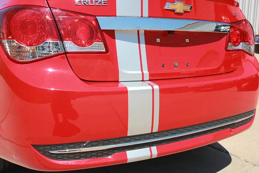 2008-2015 Chevrolet Cruze Cruzin' Euro Rally Stripe Graphic Kit - Image 3