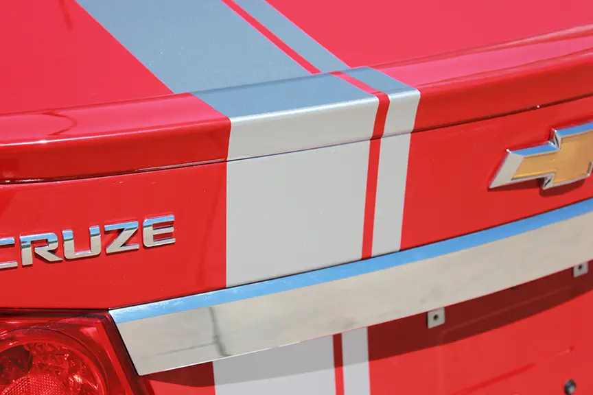 2008-2015 Chevrolet Cruze Cruzin' Euro Rally Stripe Graphic Kit - Image 4