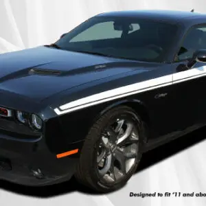 2011-2020 Duel Dodge Challenger Side Stripes Strobe Kit
