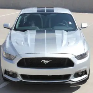 2015-2017 Ford Mustang Faded Rally Racing Stripe Kit