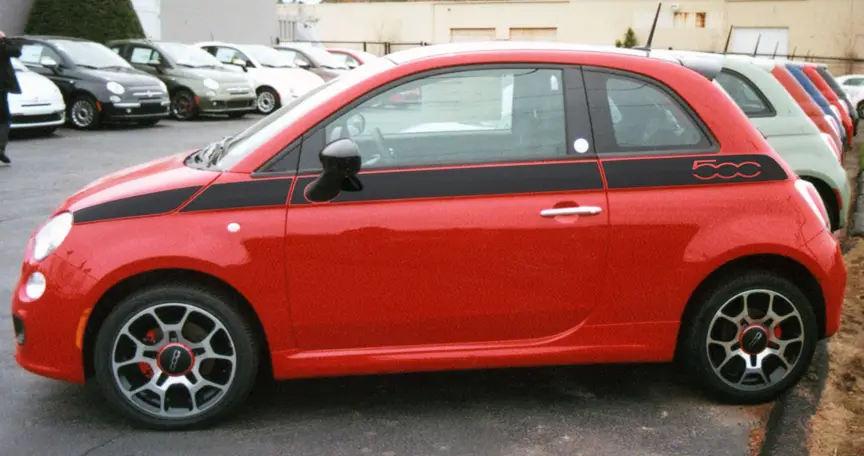 2011-2017 Fiat 500 SE5 Graphic Stripe Kit