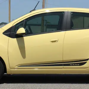 2013-2016 Chevy Spark Flash Vinyl Side Stripes Graphic Kit