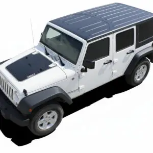 2008-2017 Jeep Wrangler Unlimited Outfitter Vinyl Hood Graphic Kit