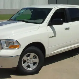 2009-2024 Dodge Ram Power Decals Hood and Bed Stripes Vinyl Graphics Kit
