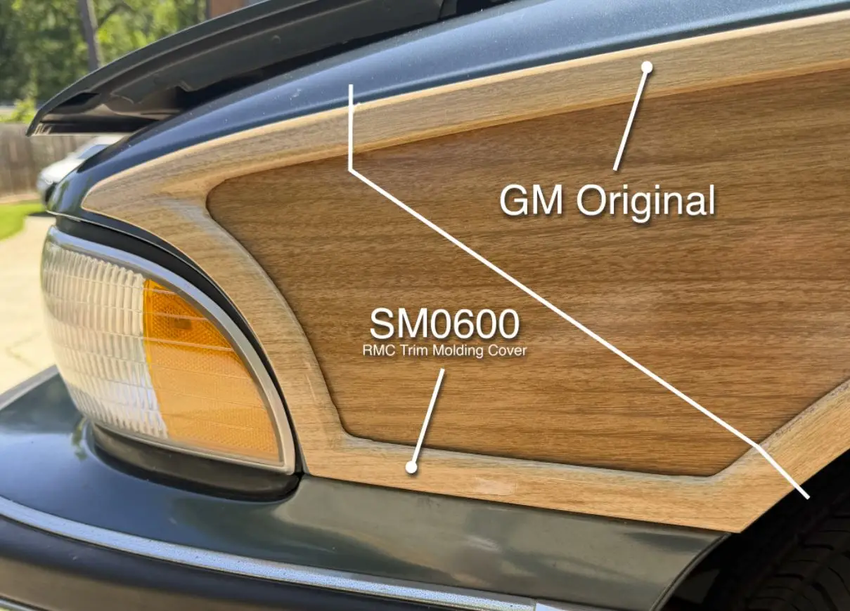 RMC Trim Molding Cover Up Wood Grain Vinyl SM0600