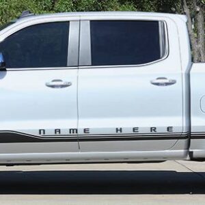 2019 - Present Chevy Silverado Rocker 1 Stripe Kit