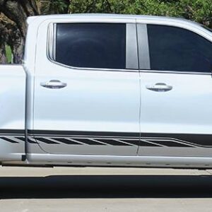 2019 - present Chevy Silverado Rocker 2 Graphic Kit