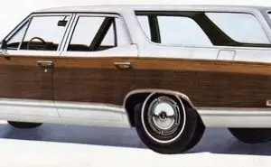 68-72 Chevelle Dark Walnut Digital Reproduction Wood Grain Vinyl Replacement Kit