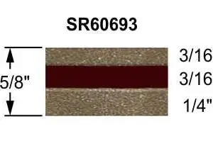 5/8" Paint Break Truck Stripes Silver Metallic / Black Metallic | 50 ft roll
