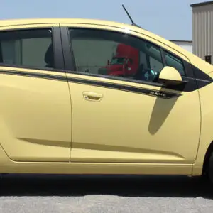 2013-2016 Chevy Spark Sparkover Vinyl Side Stripes Graphic Kit