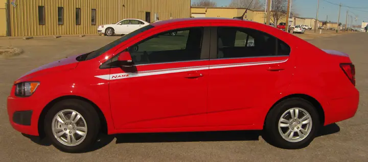 2012-2017 Chevy Sonic Sweep Graphic Kit - Image 2