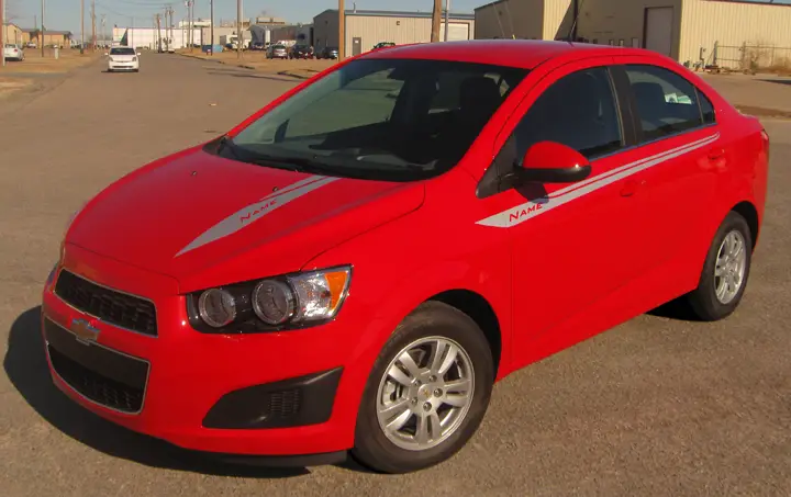 2012-2017 Chevy Sonic Sweep Graphic Kit