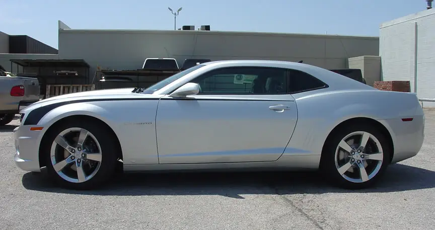 2009-2013 Chevrolet Camaro Throwback Hockey Stripe Kit - Image 2