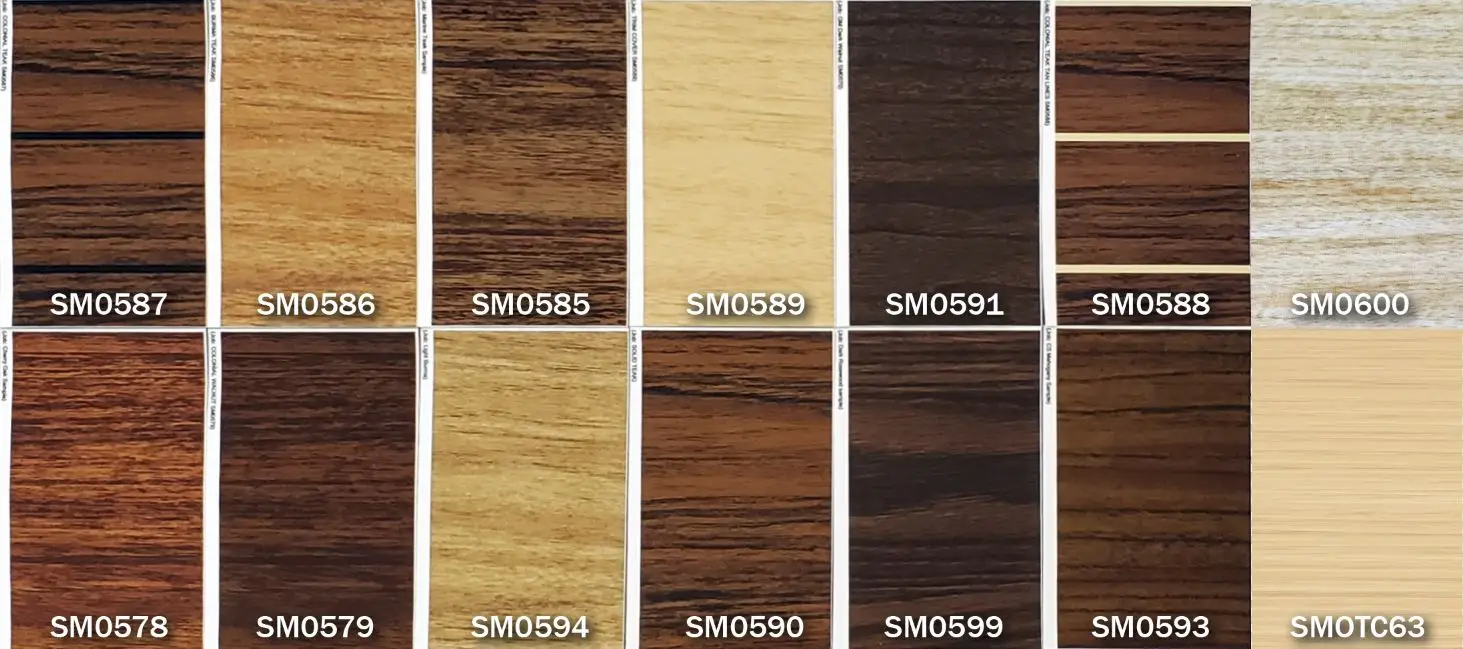 Wood Grain Vinyl Sample Kit by Stripeman.com