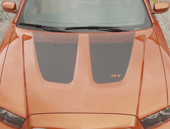 2011-2014 Dodge Charger Hood Decals Graphic Kit