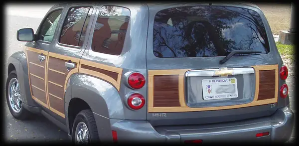 Chevrolet HHR Woody Car & Panel Van Wood Grain Vinyl Kit - Image 2