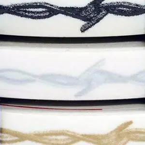 Barbed Wire 1/2" Wide Printed Stripe Roll