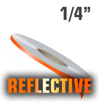 1/4" X 50' Reflective Solid Stripe Roll
