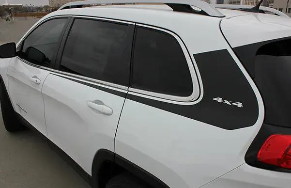 2014-2017 Jeep Cherokee Warrior Vinyl Graphics Kit
